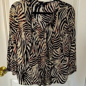 Liverpool LA animal print blouse